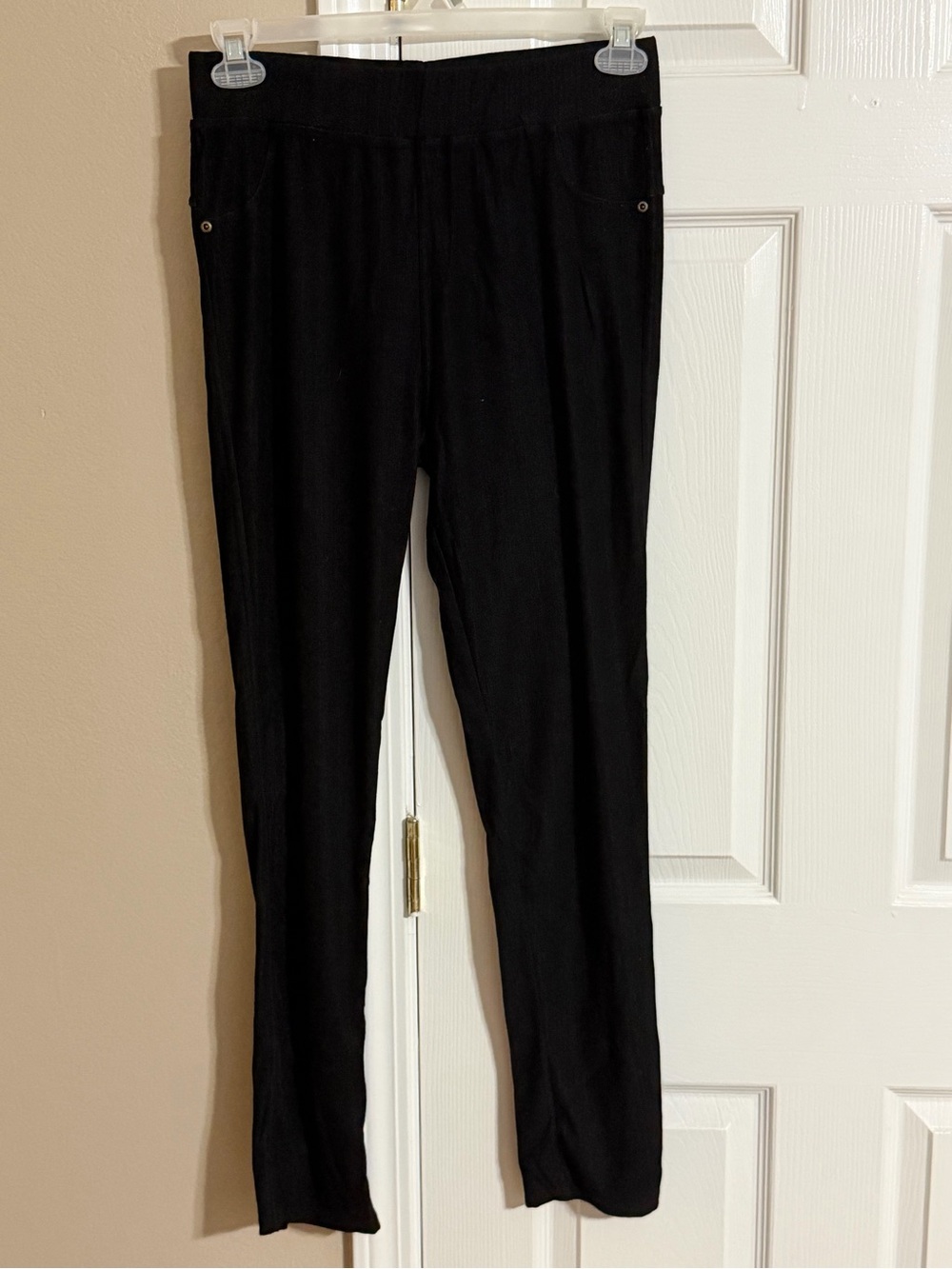 Leggings Depot Black Skinny Pull-On Stretch Pants
